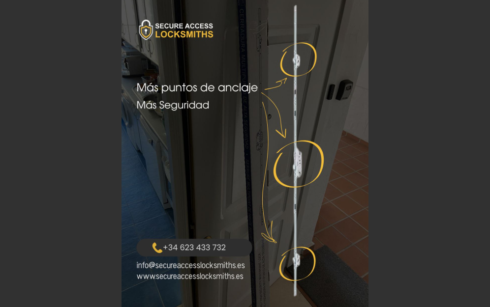 Installation of High-Security Multipoint Locks cerraduras multipunto in Marbella and Costa del Sol